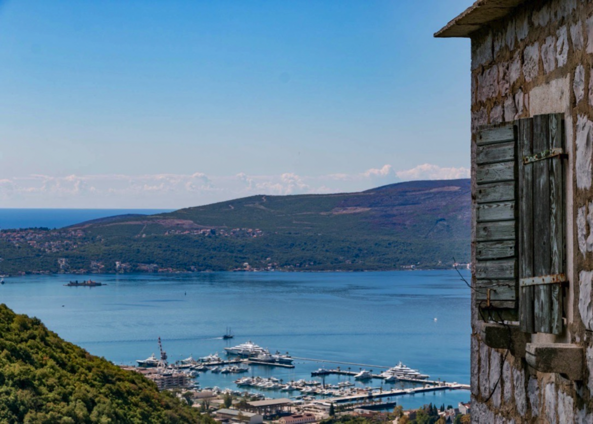 View From House Down Onto Tivat